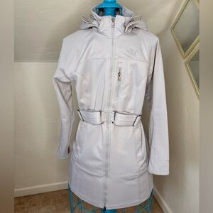 The North Face Apex Bionic Belted Trench Jacket.